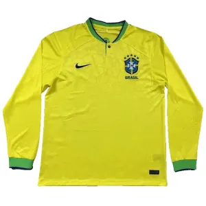 Camisa I Seleção do Brasil 2022 Home manga comprida