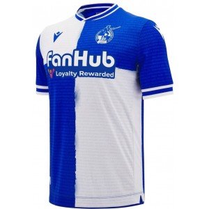 Camisa I Bristol Rovers 2024 2025 Macron oficial 