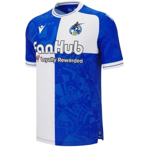 Camisa I Bristol Rovers 2025 2026 Macron oficial 