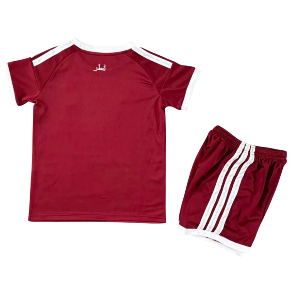 Kit infantil I Seleção do Catar 2026 Adidas oficial 
