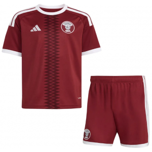 Kit infantil I Seleção do Catar 2026 Adidas oficial Kit infantil I Seleção do Catar 2026 Adidas oficial