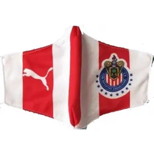 Mascara oficial Puma Chivas Guadalajara 2020 2021 Vermelha e branca