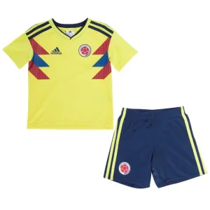 Kit infantil oficial Adidas seleção da Colombia 2018 I jogador