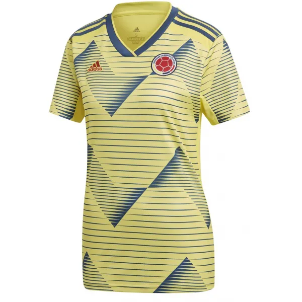 Camisa feminina oficial Adidas seleção da Colombia 2019 I