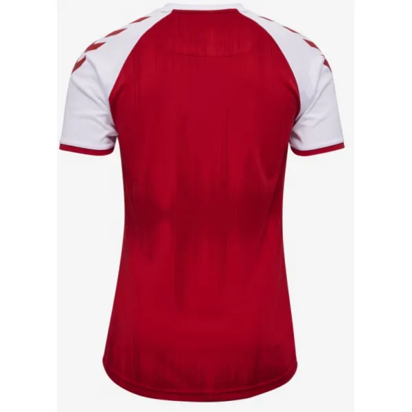 Camisa I seleção da Dinamarca 2021 2022 Hummel oficial