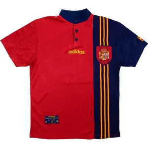 Camisa retro Adidas seleção da Espanha 1996 I jogador