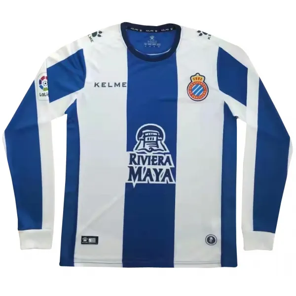 Camisa oficial Kelme Espanyol 2018 2019 I jogador manga comprida