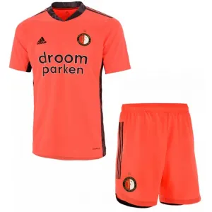 Kit infantil oficial Adidas Feyenoord 2020 2021 I Goleiro