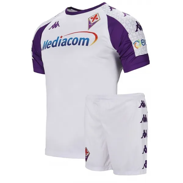 Kit infantil oficial Kappa Fiorentina 2020 2021 II jogador