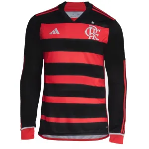 Camisa I Flamengo 2024 Adidas oficial manga comprida