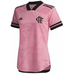 Camisa feminina oficial Adidas Flamengo 2020 Outubro Rosa