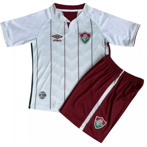 Kit infantil oficial umbro Fluminense 2020 II jogador