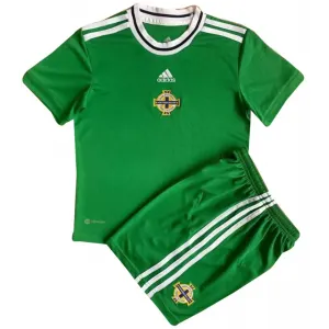 Kit infantil I Seleção da Irlanda do Norte 2022 Adidas oficial 