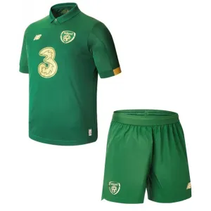 Kit infantil oficial New Balance seleção da Irlanda 2020 2021 I jogador