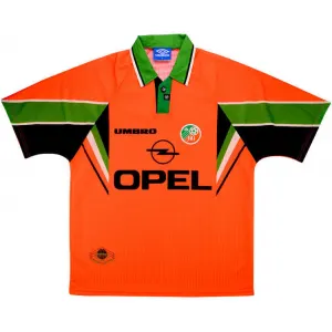 Camisa II seleção da Irlanda 1997 1998 Retro Umbro 