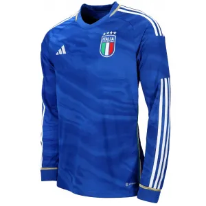 Camisa I Seleção da Italia 2023 2024 Adidas oficial manga comprida