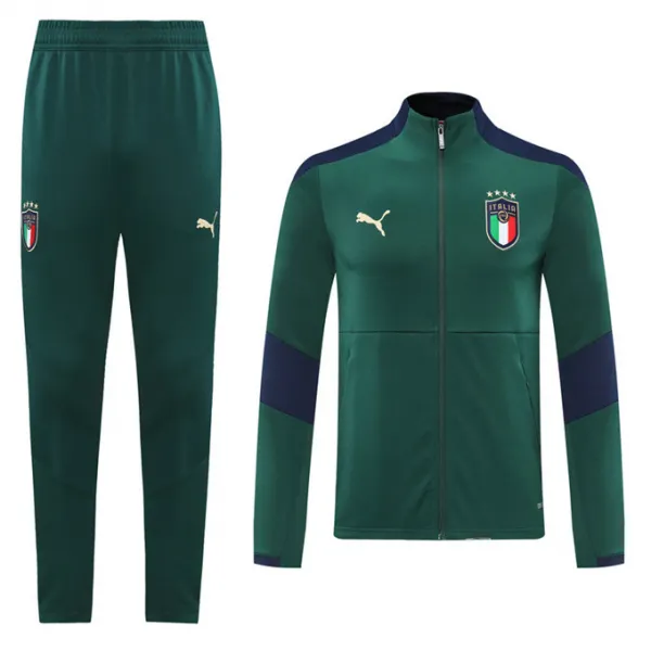 Kit treinamento oficial Puma seleção da Itália 2020 2021 Verde