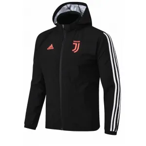 Jaqueta com capuz oficial Adidas Juventus 2019 2020 preta