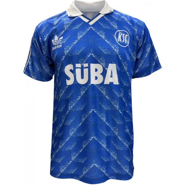 Camisa II Karlsruher 1989 1990 Adidas retro