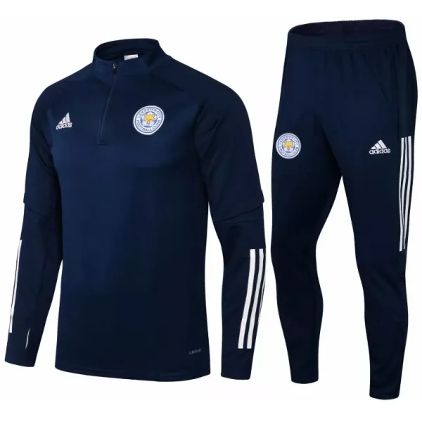 Kit treinamento Leicester City 2021 2022 Adidas oficial Azul