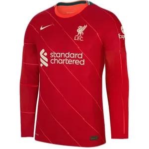 Camisa I Liverpool 2021 2022 Home manga comprida