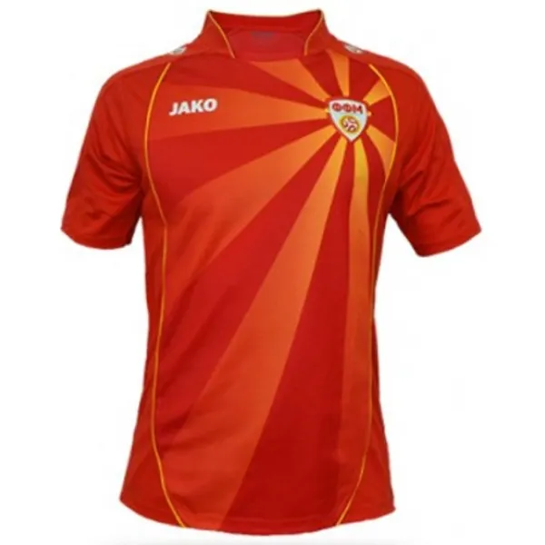 Camisa I Seleção da Macedônia 2021 2022 Jako oficial 