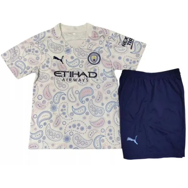 Kit infantil oficial Puma Manchester City 2020 2021 III jogador