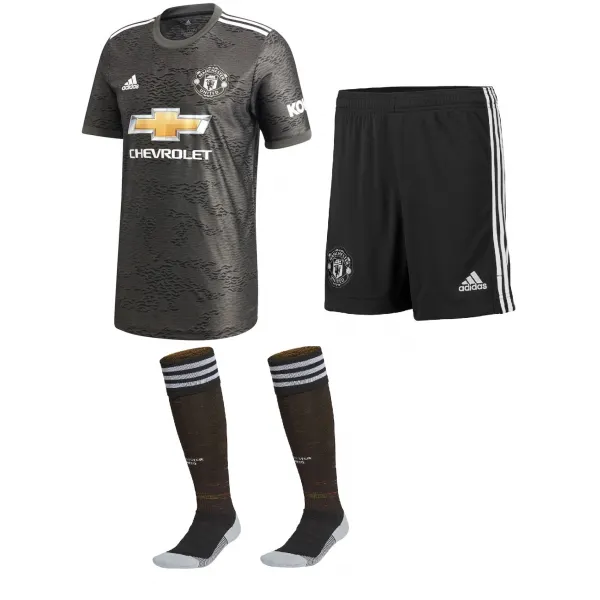 Kit adulto oficial Adidas Manchester United 2020 2021 II jogador