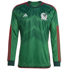 Camisa I Seleção do México 2022 Adidas oficial manga comprida