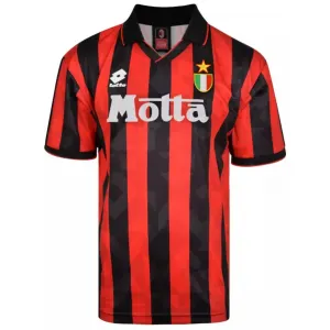 Camisa retro Lotto Milan 1993 1994 I jogador