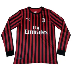 Camisa oficial Puma Milan 2019 2020 I jogador manga comprida