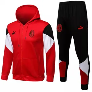Kit treinamento Milan 2021 2022 Puma oficial vermelho e preto
