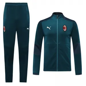 Kit treinamento oficial Puma Milan 2020 2021 Verde