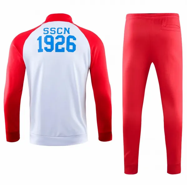 Kit treinamento oficial Kappa Napoli 2019 2020 vermelho e branco