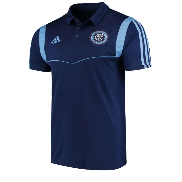 Camisa Polo oficial Adidas New York City FC 2019 Azul