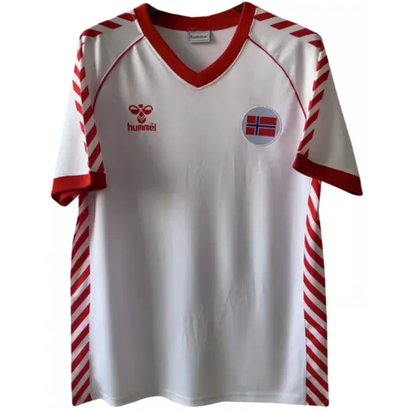 Camisa I seleção da Noruega 1984 Hummel retro