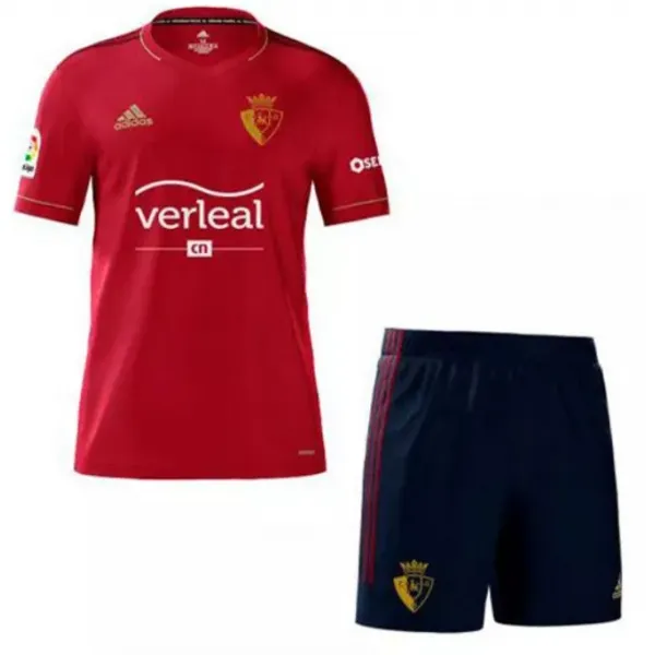 Kit infantil oficial Adidas Osasuna 2020 2021 I jogador