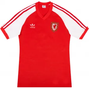 Camisa I Seleção País de Gales 1982 Adidas Retro
