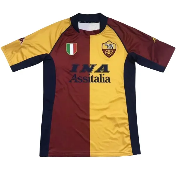 Camisa retro Kappa Roma 2001 2002 I jogador