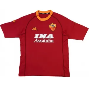Camisa retro Kappa Roma 2000 2001 I jogador