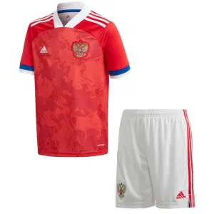 Kit infantil oficial Adidas seleção da Rússia 2020 2021 I jogador