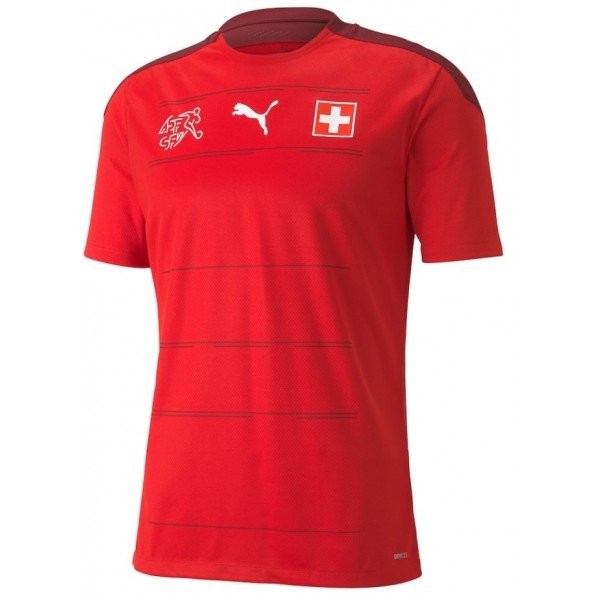 Camisa oficial Puma seleção da Suiça 2020 2021 I jogador