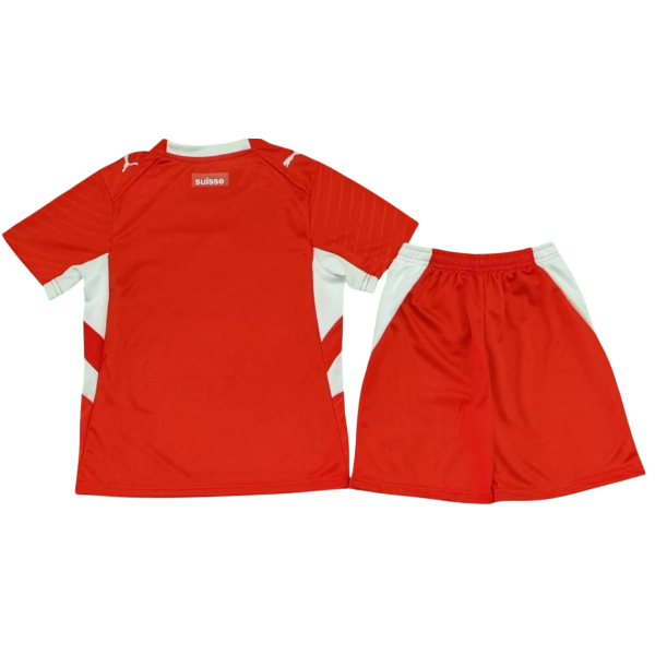 Kit infantil I Seleção da Suíça 2026 Puma oficial Kit infantil I Seleção da Suíça 2026 Puma oficial