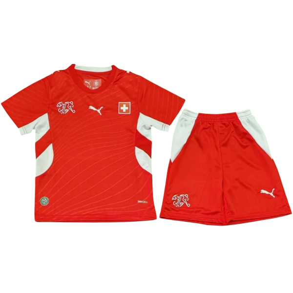 Kit infantil I Seleção da Suíça 2026 Puma oficial 