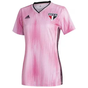 Camisa feminina oficial Adidas São Paulo 2019 Outubro Rosa