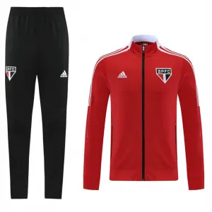 Kit treinamento São Paulo 2021 2022 Adidas oficial vermelho e preto 