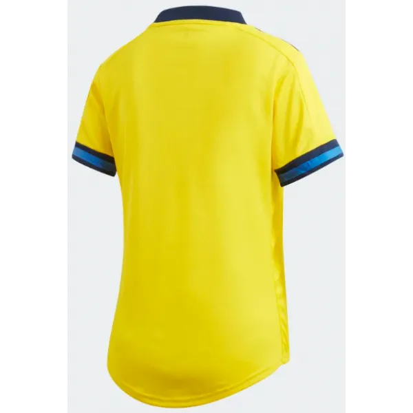 Camisa feminina oficial Adidas seleção da Suécia 2020 2021 I