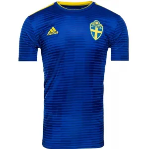 Camisa oficial Adidas seleção da Suécia 2018 II jogador