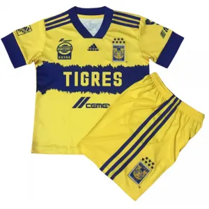 Kit infantil oficial Adidas Tigres UANL 2020 2021 I jogador