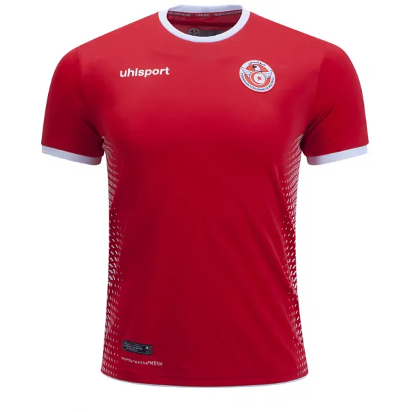 Camisa oficial Uhlsport seleção da Tunisia 2018 II jogador